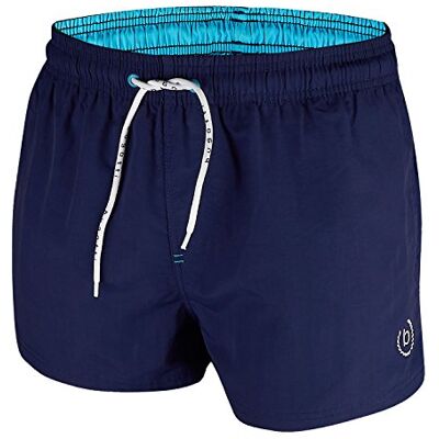 Bugatti® Short de bain court pour homme en bleu, vert, bleu marine, rouge, noir ou turquoise, Bleu marine, M - Publicité Bugatti® Short de bain court pour homme en bleu, vert, bleu marine, rouge, noir ou turquoise, Bleu marine, M - Publicité