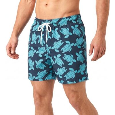 RIPT Performance RIPT Short de Bain Homme Séchage Rapide – Boardshort avec Doublure Mesh, Protection UV50, Short Plage Natation Surf Vacances Été (Marine/Turquoise, S) - Publicité RIPT Performance RIPT Short de Bain Homme Séchage Rapide – Boardshort avec Doublure Mesh, Protection UV50, Short Plage Natation Surf Vacances Été (Marine/Turquoise, S) - Publicité