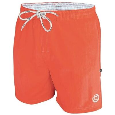 Bugatti® Short de bain moderne pour homme en rouge, turquoise, bleu marine et vert avec une belle couleur contrastée sur la taille - Publicité Bugatti® Short de bain moderne pour homme en rouge, turquoise, bleu marine et vert avec une belle couleur contrastée sur la taille - Publicité