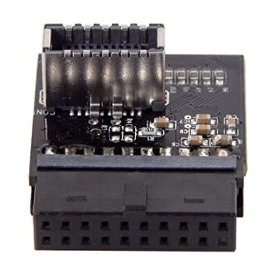 chenyang Carte mère 19/20 broches vers USB 3.1 Type E panneau avant adaptateur convertisseur avec puce - Publicité chenyang Carte mère 19/20 broches vers USB 3.1 Type E panneau avant adaptateur convertisseur avec puce - Publicité