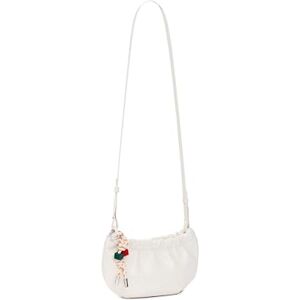 Desigual sac à épaule bandoulière Half Logo Raffia Waverly Phone Beige Crude écru - Publicité Desigual sac à épaule bandoulière Half Logo Raffia Waverly Phone Beige Crude écru - Publicité