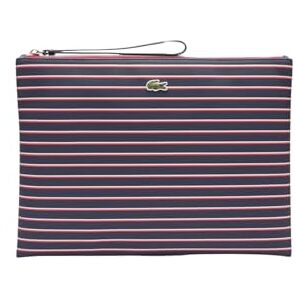 Lacoste Large L.12.12 Concept Pochette rayée Marine GRENADINE STRIPES - Publicité Lacoste Large L.12.12 Concept Pochette rayée Marine GRENADINE STRIPES - Publicité