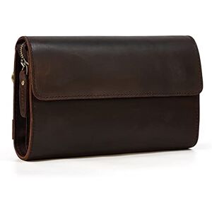 YIHANSS Pochette Portefeuille Multifonctionnelle Pochette rétro pour Hommes Sac Portefeuille à Main de Grande capacité (Couleur : B, Taille : 6 * 24 * 15cm) - Publicité