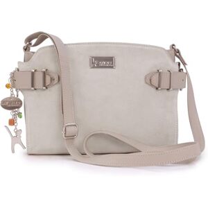 Tigi Collection Handbags Sac Bandoulière Femme Sac à Main Moyen Cuir et Suède Sac Besace Avec Bandoulière Réglable Crème - Publicité Tigi Collection Handbags Sac Bandoulière Femme Sac à Main Moyen Cuir et Suède Sac Besace Avec Bandoulière Réglable Crème - Publicité