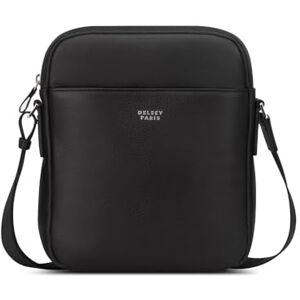 DELSEY Paris – Sacoche Homme en Cuir grainé Premium 27 cm Le Cuir Grainé Reporter Format 27×24×7 cm / 5 L Style Urbain & Business, Usage Ceinture ou bandoulière - Publicité DELSEY Paris – Sacoche Homme en Cuir grainé Premium 27 cm Le Cuir Grainé Reporter Format 27×24×7 cm / 5 L Style Urbain & Business, Usage Ceinture ou bandoulière - Publicité