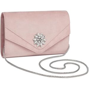 Miss Lulu Pochette femme élégante strass et simili-suede pour mariage,Clutch cérémonie avec chaîne amovible,Sac soirée polyvalent pour fêtes et événements chic - Publicité Miss Lulu Pochette femme élégante strass et simili-suede pour mariage,Clutch cérémonie avec chaîne amovible,Sac soirée polyvalent pour fêtes et événements chic - Publicité