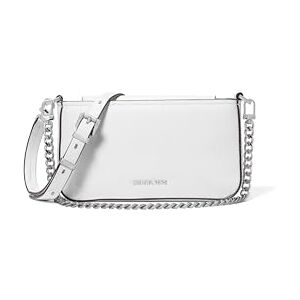 Michael Kors Small Crossbody Bag, Petit Sac à bandoulière Convertible Bryant Femme, Matériel argenté/Blanc Optique, Taille Unique - Publicité Michael Kors Small Crossbody Bag, Petit Sac à bandoulière Convertible Bryant Femme, Matériel argenté/Blanc Optique, Taille Unique - Publicité