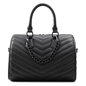 ALDO Kedauldan, Sac Baril Femme, Noir/Noir, M - Publicité ALDO Kedauldan, Sac Baril Femme, Noir/Noir, M - Publicité