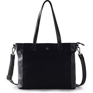 Munich Essentials Shopper Black, Sacs Femme, Noir, Taille Unique - Publicité