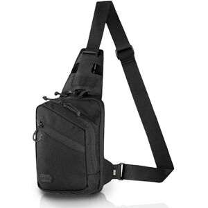 M-Tac Elite Tactical Sling Bag for Men Crossbody Bag Concealed Carry Chest Bag Black Sling Backpack - Publicité M-Tac Elite Tactical Sling Bag for Men Crossbody Bag Concealed Carry Chest Bag Black Sling Backpack - Publicité