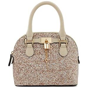 Aldo Women's Barland Satchel Bag, Champagne, Small - Publicité Aldo Women's Barland Satchel Bag, Champagne, Small - Publicité