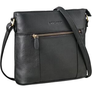 STILORD Élégant Sac Cuir Femme Bandouliere Moyenne Sacoche Femme Bandoulière Vintage Sac à Main Pochette pour la Fête et Le Guotidien Sac Besace Cuir Véritable Couleur:Noir - Publicité STILORD Élégant Sac Cuir Femme Bandouliere Moyenne Sacoche Femme Bandoulière Vintage Sac à Main Pochette pour la Fête et Le Guotidien Sac Besace Cuir Véritable Couleur:Noir - Publicité