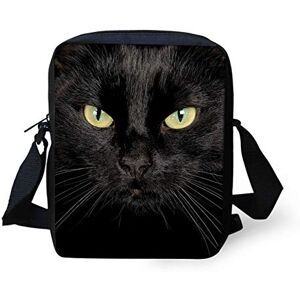 HUGS IDEA Femme Bagages-Sac à bandoulière, Motif Chat Noir, Small - Publicité HUGS IDEA Femme Bagages-Sac à bandoulière, Motif Chat Noir, Small - Publicité