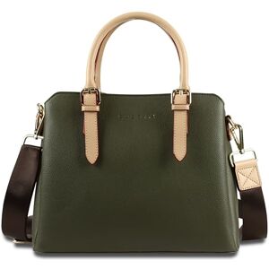 bugatti Ella Sac à main pour femme, sac bowling de taille moyenne en similicuir, olive - Publicité bugatti Ella Sac à main pour femme, sac bowling de taille moyenne en similicuir, olive - Publicité