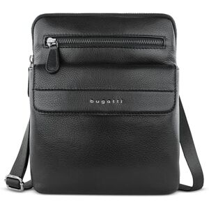 bugatti Nome Sac à bandoulière en cuir, sac crossover pour homme, sac à bandoulière moyen, noir - Publicité bugatti Nome Sac à bandoulière en cuir, sac crossover pour homme, sac à bandoulière moyen, noir - Publicité