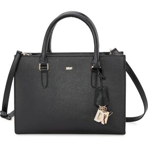 DKNY Perri Box Sacoche, Sac à bandoulière Femme, Noir, Medium - Publicité