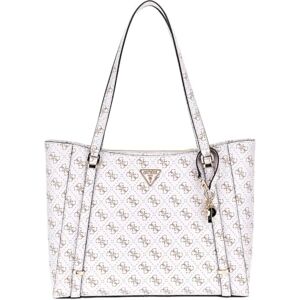 Guess Eco Erica Elite Tote Bag Cream Logo - Publicité Guess Eco Erica Elite Tote Bag Cream Logo - Publicité