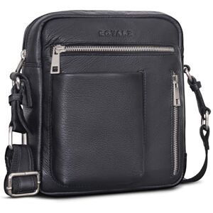 ROYALZ 'Antonio' Sac pour Hommes Cuir Petit Look Vintage Compacte Sac à Bandoulière Homme Fait en Cuir Véritable avec Zip, Couleur:Noir - Publicité ROYALZ 'Antonio' Sac pour Hommes Cuir Petit Look Vintage Compacte Sac à Bandoulière Homme Fait en Cuir Véritable avec Zip, Couleur:Noir - Publicité