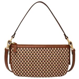 Fossil Jolie Brown Leather or Suede Crossbody bag for Women - Publicité Fossil Jolie Brown Leather or Suede Crossbody bag for Women - Publicité