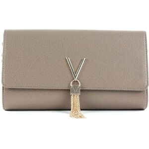Valentino pochette sac à épaule bandoulière Divina Lady Clutch Taupe beige - Publicité Valentino pochette sac à épaule bandoulière Divina Lady Clutch Taupe beige - Publicité