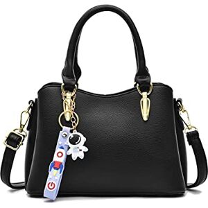 NICOLE & DORIS Sac à Main Femme Petit Multipoches en PU Cuir Bandoulière, Porté Épaule avec Chic Pendentif Noir - Publicité NICOLE & DORIS Sac à Main Femme Petit Multipoches en PU Cuir Bandoulière, Porté Épaule avec Chic Pendentif Noir - Publicité