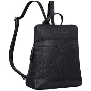 STILORD Élégant Sac à Dos en Cuir Véritable pour Femmes Vintage Daypack Rétro de Ville Petit Sac à Main Couleur:Noir - Publicité STILORD Élégant Sac à Dos en Cuir Véritable pour Femmes Vintage Daypack Rétro de Ville Petit Sac à Main Couleur:Noir - Publicité