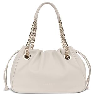 bugatti Leni Sac M pour femme, sac à épaule en simili cuir avec chaîne, beige - Publicité bugatti Leni Sac M pour femme, sac à épaule en simili cuir avec chaîne, beige - Publicité