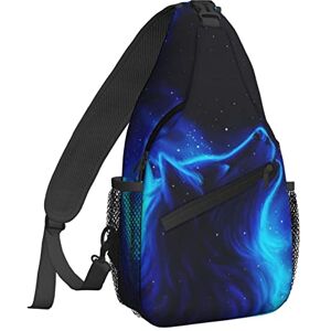 EujGvboU Galaxy Wolf Sac à bandoulière décontracté pour femme Sac à dos pour homme Sac de poitrine Gym Cyclisme Voyage Randonnée, Galaxy Wolf., 7.5 X 3.5 X 15.3 Inches - Publicité EujGvboU Galaxy Wolf Sac à bandoulière décontracté pour femme Sac à dos pour homme Sac de poitrine Gym Cyclisme Voyage Randonnée, Galaxy Wolf., 7.5 X 3.5 X 15.3 Inches - Publicité