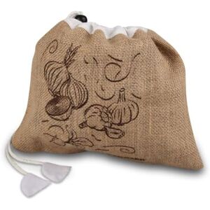 Fackelmann 47056 Sac à légumes, sac de courses réutilisable, sac pour légumes, Jute, Coton, 27,5 x 23 cm, Brun - Publicité Fackelmann 47056 Sac à légumes, sac de courses réutilisable, sac pour légumes, Jute, Coton, 27,5 x 23 cm, Brun - Publicité
