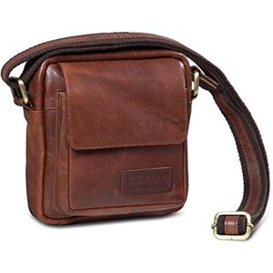ROYALZ 'Austin' Sac d'épaule Petit pour Hommes en Cuir Véritable Petite Sacoche Homme Bandouliere Cuir Vintage Messager Besace, Couleur:Marron Cognac Roma - Publicité ROYALZ 'Austin' Sac d'épaule Petit pour Hommes en Cuir Véritable Petite Sacoche Homme Bandouliere Cuir Vintage Messager Besace, Couleur:Marron Cognac Roma - Publicité