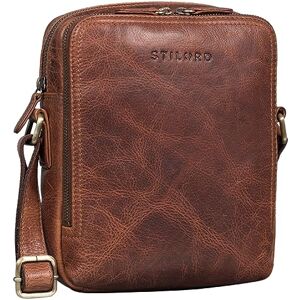 STILORD Petite Sacoche Homme Bandoulière Élégant Pochette à Bandoulière Sac Téléphone Portable Vintage Sac Porté à l’Épaule en Cuir Véritable Couleur:Kara Cognac - Publicité STILORD Petite Sacoche Homme Bandoulière Élégant Pochette à Bandoulière Sac Téléphone Portable Vintage Sac Porté à l’Épaule en Cuir Véritable Couleur:Kara Cognac - Publicité