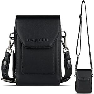 bugatti Almata portefeuille bandoulière avec compartiment smartphone, sac crossover pour femme, noir - Publicité bugatti Almata portefeuille bandoulière avec compartiment smartphone, sac crossover pour femme, noir - Publicité
