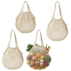 DaaJu 4pcs Sac Filet, Sacs Legumes Courses,RéUtilisables Sacs De Courses Et Cabas,Filets De Courses Beiges Avec Longue PoignéE Sac En Pour Shopping Plage Et Rangement - Publicité DaaJu 4pcs Sac Filet, Sacs Legumes Courses,RéUtilisables Sacs De Courses Et Cabas,Filets De Courses Beiges Avec Longue PoignéE Sac En Pour Shopping Plage Et Rangement - Publicité