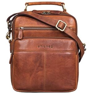 STILORD '' Pochette Homme Bandoulière Cuir Sacoche Petit Sac bandouliere Hommes Besace Cuir Vintage Cartable Sacoche Travail, Couleur:Kara Cognac - Publicité STILORD '' Pochette Homme Bandoulière Cuir Sacoche Petit Sac bandouliere Hommes Besace Cuir Vintage Cartable Sacoche Travail, Couleur:Kara Cognac - Publicité