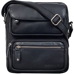 ROYALZ 'Florida' Petit sac à bandoulière moderne pour homme en cuir véritable Mini sac de messager avec beaucoup de compartiments Sac à main pour homme en look vintage, Couleur:Noir - Publicité ROYALZ 'Florida' Petit sac à bandoulière moderne pour homme en cuir véritable Mini sac de messager avec beaucoup de compartiments Sac à main pour homme en look vintage, Couleur:Noir - Publicité