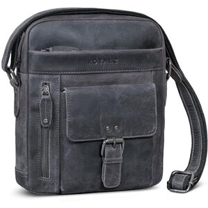 ROYALZ "Greyson sacoche homme cuir bandouliere petit sac à bandoulière au look vintage Sac en cuir pratique pour le quotidien et les loisirs - Publicité ROYALZ "Greyson sacoche homme cuir bandouliere petit sac à bandoulière au look vintage Sac en cuir pratique pour le quotidien et les loisirs - Publicité