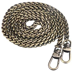 BQLZR Chaîne en métal Sangle d’épaule pour sac en bandoulière, Pour réparation ou remplacement, bronze, - Publicité BQLZR Chaîne en métal Sangle d’épaule pour sac en bandoulière, Pour réparation ou remplacement, bronze, - Publicité