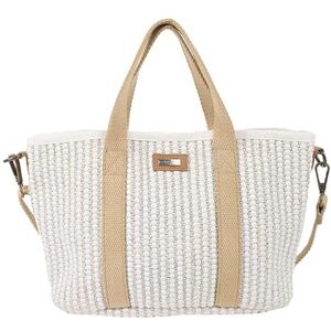 Les Tropéziennes par M. Belarbi Les Tropéziennes par M.Belarbi Sac à main Gaia Sac femme avec bandoulière en coton et cuir style bohème chic 30 x 20 x 7 cm Coloris blanc - Publicité Les Tropéziennes par M. Belarbi Les Tropéziennes par M.Belarbi Sac à main Gaia Sac femme avec bandoulière en coton et cuir style bohème chic 30 x 20 x 7 cm Coloris blanc - Publicité