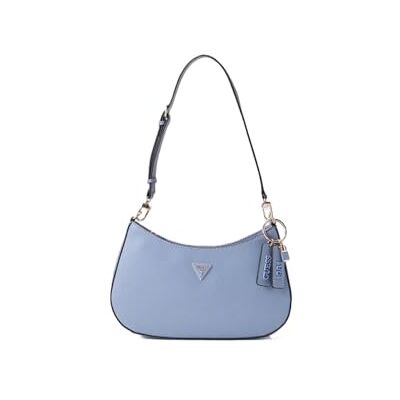 Guess sac à épaule Noelle II Top Zip Shoulder Bag Grey Blue bleu gris - Publicité Guess sac à épaule Noelle II Top Zip Shoulder Bag Grey Blue bleu gris - Publicité