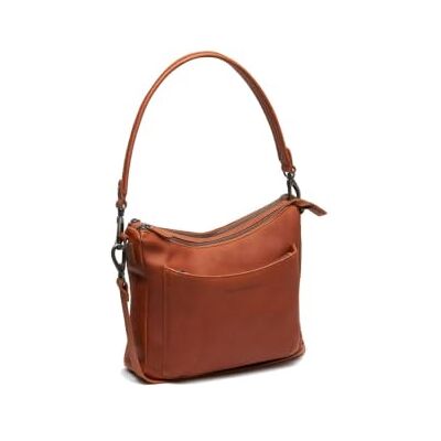 The Chesterfield Brand Sac Porté Épaule en Cuir Cognac Tivra - Publicité The Chesterfield Brand Sac Porté Épaule en Cuir Cognac Tivra - Publicité