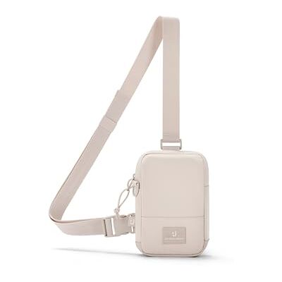Johnny Urban Sling Bag Femmes Hommes Beige Arthur Sac à Épaule pour Loisirs, Festivals, Randonnée, Voyage Pochette pour Téléphone Portable, Clés, Porte-Monnaie Résistant à l'Eau - Publicité Johnny Urban Sling Bag Femmes Hommes Beige Arthur Sac à Épaule pour Loisirs, Festivals, Randonnée, Voyage Pochette pour Téléphone Portable, Clés, Porte-Monnaie Résistant à l'Eau - Publicité