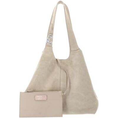 Coccinelle Cuir sac à épaule C-Easy Handbag Suede Sandshell/Sandshell beige - Publicité Coccinelle Cuir sac à épaule C-Easy Handbag Suede Sandshell/Sandshell beige - Publicité