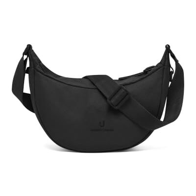 Johnny Urban Sac Bandoulière Femme & Homme Noir Ally Small Half Moon Bag Petit Sac Banane avec Sangle Réglable Sacoche Demi Lune Imperméable - Publicité Johnny Urban Sac Bandoulière Femme & Homme Noir Ally Small Half Moon Bag Petit Sac Banane avec Sangle Réglable Sacoche Demi Lune Imperméable - Publicité