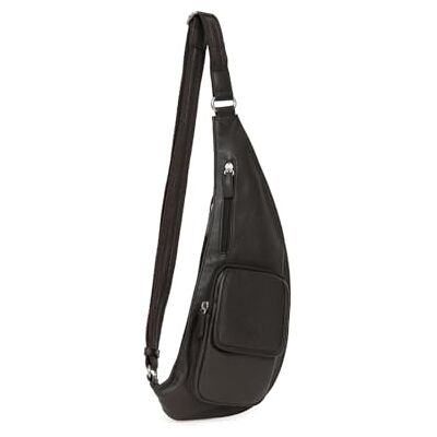 Hexagona Paris Sac monobretelle pour Homme Collection Confort Marron foncé en Cuir de Vachette grainé Porté Croise Sacoche Homme bandouliere Cuir Sac bandouliere Homme Cuir - Publicité Hexagona Paris Sac monobretelle pour Homme Collection Confort Marron foncé en Cuir de Vachette grainé Porté Croise Sacoche Homme bandouliere Cuir Sac bandouliere Homme Cuir - Publicité