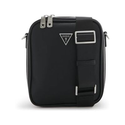 Guess Certosa Smart Top Zip Crossbody Flat Black - Publicité Guess Certosa Smart Top Zip Crossbody Flat Black - Publicité