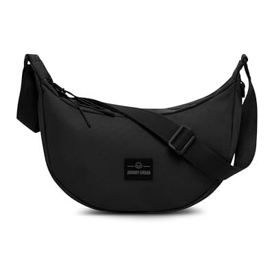Johnny Urban Sac Bandoulière Femme & Homme Noir Ally Medium Half Moon Bag Sac Banane avec Sangle Réglable Sacoche Demi Lune Imperméable - Publicité Johnny Urban Sac Bandoulière Femme & Homme Noir Ally Medium Half Moon Bag Sac Banane avec Sangle Réglable Sacoche Demi Lune Imperméable - Publicité