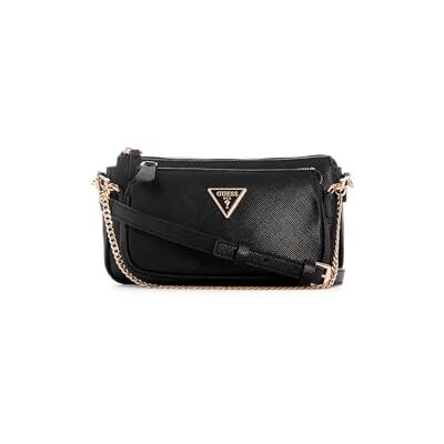 Guess Noelle Double Pouch Crossbody, Bag Women, Le Noir, Taille Unique - Publicité Guess Noelle Double Pouch Crossbody, Bag Women, Le Noir, Taille Unique - Publicité