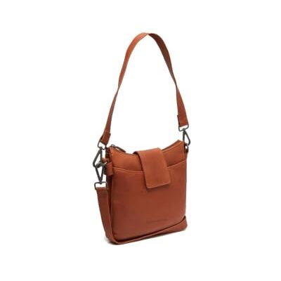 The Chesterfield Brand Sac Porté Épaule en Cuir Cognac Calora - Publicité The Chesterfield Brand Sac Porté Épaule en Cuir Cognac Calora - Publicité