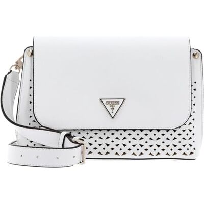Guess Meridian Flap Crossbody Bag White - Publicité Guess Meridian Flap Crossbody Bag White - Publicité
