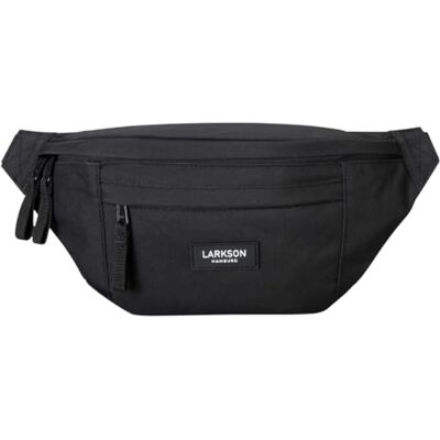 Larkson Sac Banane Femme & Homme Noir Ole Sacoche de Ceinture pour Festival, Voyage & Sport, Petit Sac à Main Fashion, Déperlant - Publicité Larkson Sac Banane Femme & Homme Noir Ole Sacoche de Ceinture pour Festival, Voyage & Sport, Petit Sac à Main Fashion, Déperlant - Publicité